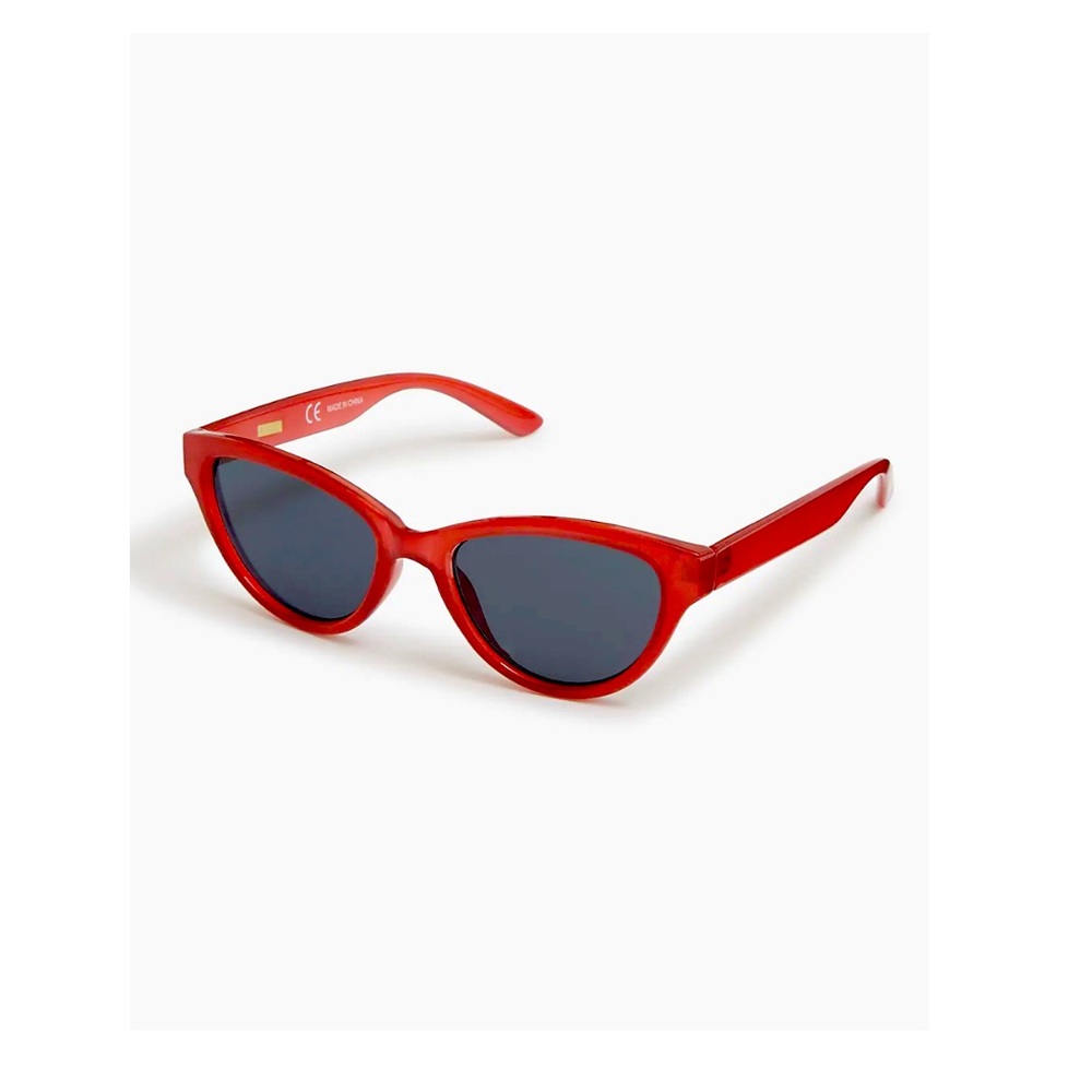 J.Crew Factory Cat Eye Red Sunglasses NEW